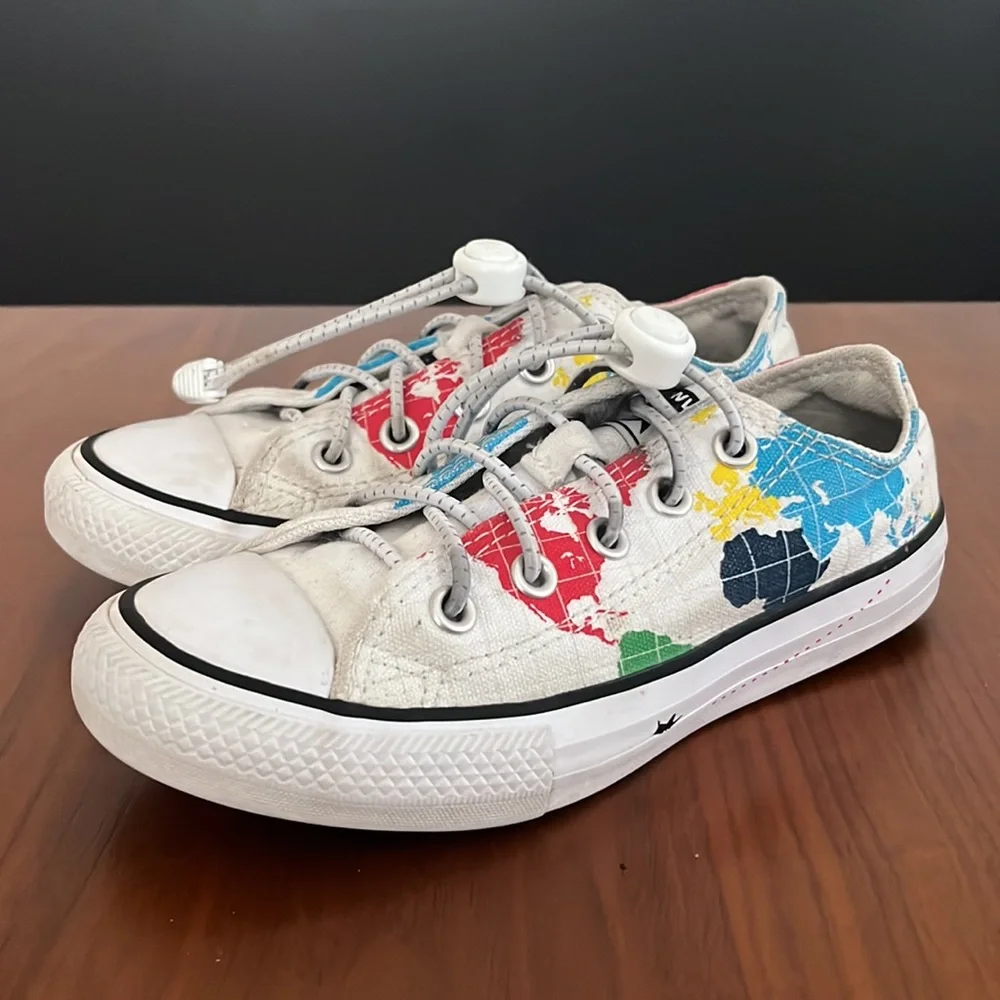 Converse Chuck Taylor All Star 2V Geography Sneakers, size 12